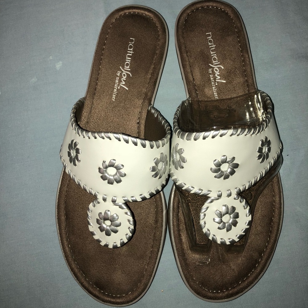 Brand New Natural Sole Flip Flops